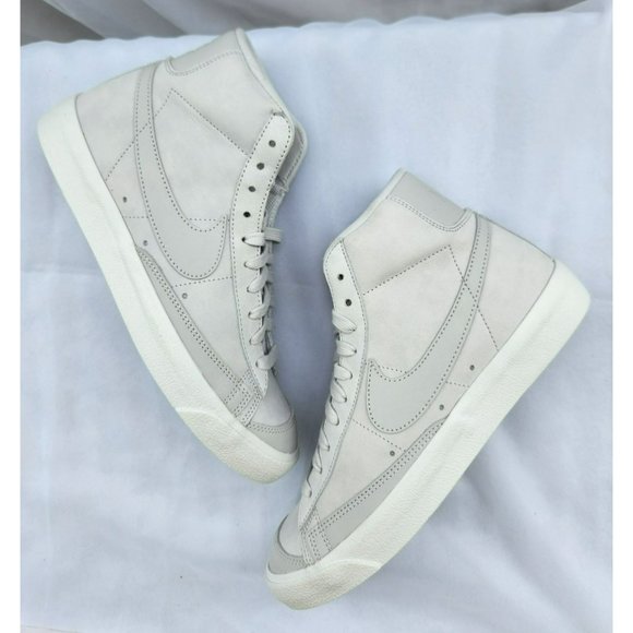 MEN'S NIKE BLAZER MID PREMIUM PHOTO DUST GRAY DQ7572-001 SNEAKERS